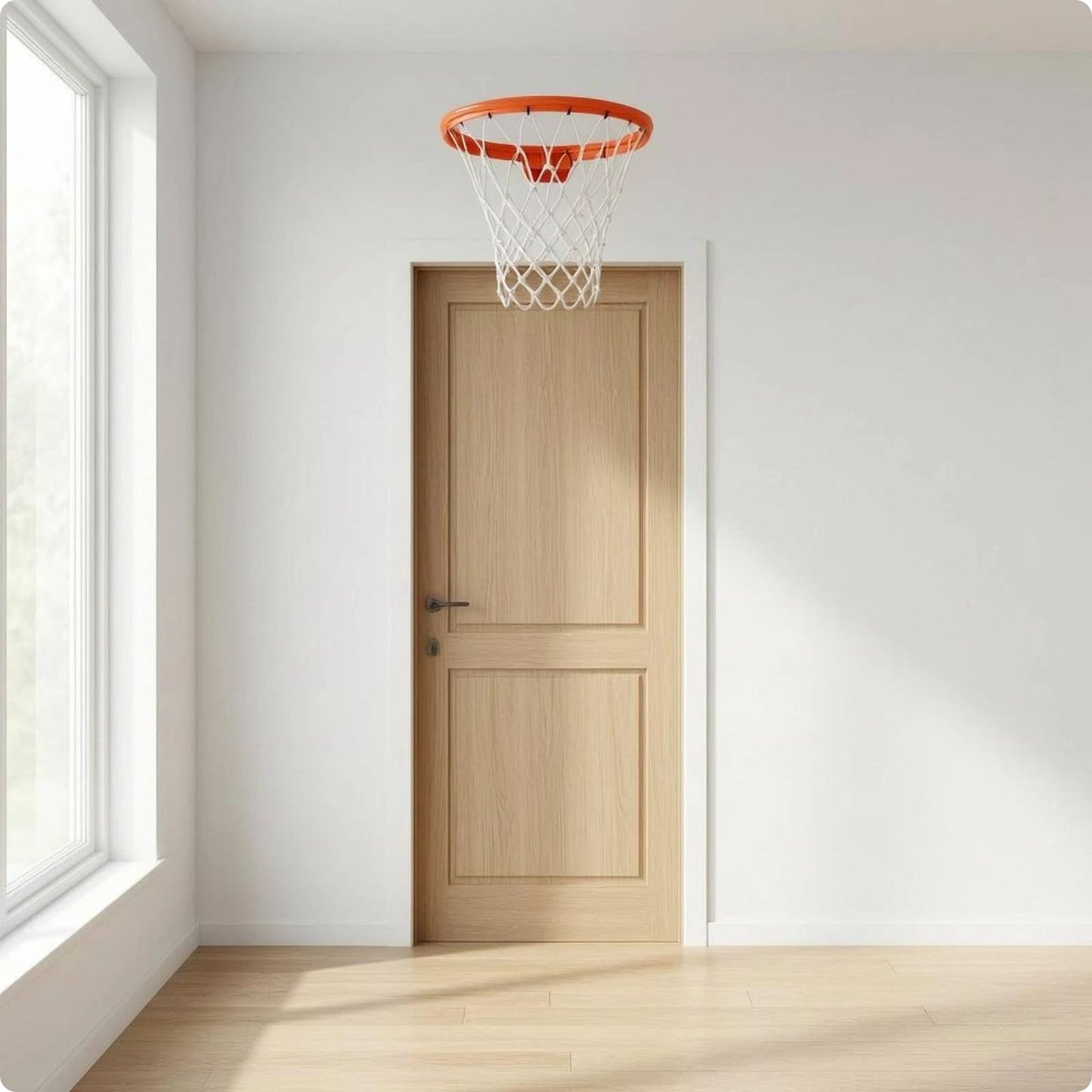 One-Piece Hoop Hoop Portable Basketball Hoop Hoop Sports Equipment No Installation Durable AllFourSports